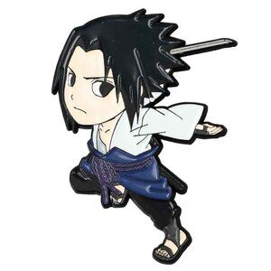 Naruto Sasuke Enamel Lapel Pin - Anime Gifts